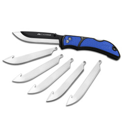 Outdoor Edge RazorLite EDC 3.5" Blue Folding Knife